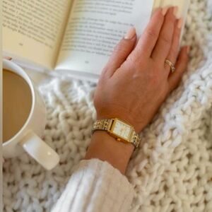 Larsson & Jennings Boyfriend Mixed metal watch from the fall 2024 Jilly Box